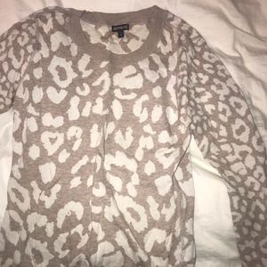 express cheetah sweater